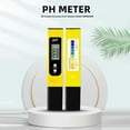 thumbnail image 3 of Portable Automatic Calibration Ph Test Pen - 0.01 Precision Digital Ph Tester for Water, Aquariums & Laboratory Use, Easy-to-Read Display, Durable Home/Work Measuring Tool, 1.2*6.1in, Yellow, 3 of 8