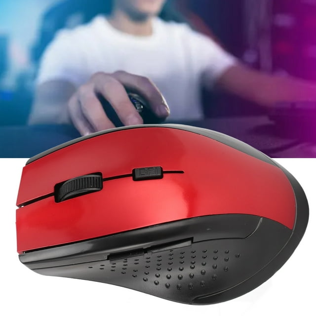 Laptop Mouse, Portable 2.4G Mouse Fast Data Transfer for Desktop PC Red,Blue,Black