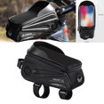thumbnail image 3 of Bolsa impermeable para bicicleta Sunnimix con pantalla táctil Negro, 3 of 8