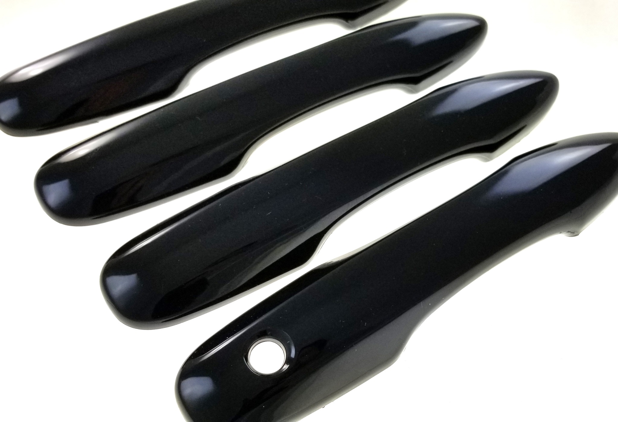 Gloss Black ABS Door Handle Covers 8Pc Fits Toyota 4Runner 20102020