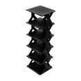 thumbnail image 1 of Zapatero vertical, organizador de almacenamiento, expositor, estante para zapatos, ahorra espacio para dormitorio, sala de estar, entrada, dormitorio, 6 niveles, 1 of 8