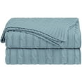 thumbnail image 1 of Unique Bargains Cotton Blanket Decorative Cable Knitted Throw Soft Knit Blankets, 1 of 10
