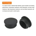 thumbnail image 4 of Uxcell Silicone Snap in Locking Hole Plugs For Kitchen Bulkheads Waterproof Sealing Plugs Black 30mm 2, 4 of 7