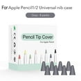 thumbnail image 4 of FurNest 8 Pcs Rubber Smooth Pencil Tip Case Cover Nib Sleeve For Apple Hot 2nd, 4 of 7