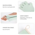 thumbnail image 5 of 1X Silicone Oven Mitt,Silicone Gloves Kitchen Household Anti-Scalding Heat Insulation Gloves High Temperature Resistant Thick Baking Microwave Oven Gloves Mint Green, 5 of 8