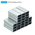 thumbnail image 3 of Uxcell Staples for Stapler, 6 Pack(1000Pcs Staples Per Pack) #10 Mini 3/16 Inch Length Staples Jam Free Silver Tone, 3 of 6