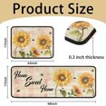 thumbnail image 5 of Vintage Sunflower Home Sweet Home Kitchen Rugs Set 2Pcs Non Slip Kitchen Floor Rug and Mat Cushioned Kitchen Runner Rug Comfort Soft Standing Area Mat Carpets Farmhouse Doormat 17"x48"+17"x24", 5 of 6