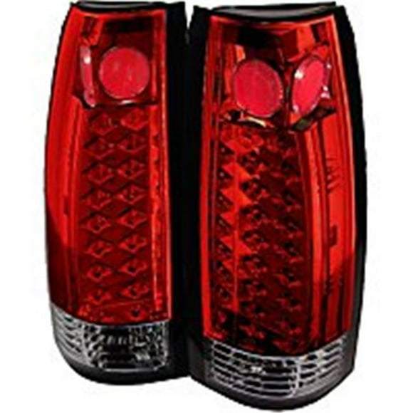 1988-1998 Chevy CK Série 1500 & 44; 2500 & 3500 Feux Arrière LED - Rouge Clair
