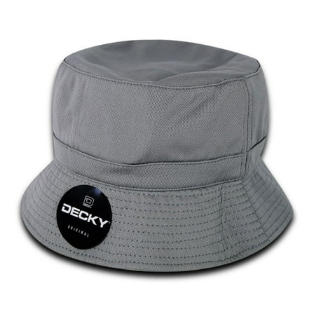 Decky 5110 Relaxed Mesh Buckets Hat-Charcoal