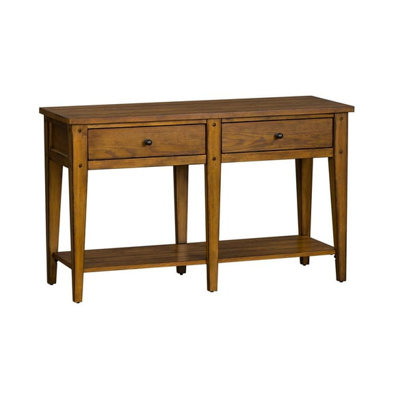 Lake House Medium Brown Sofa Table