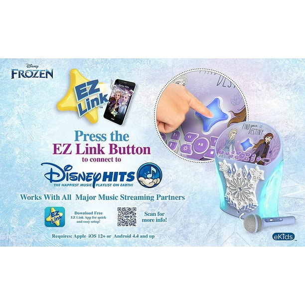 eKids Disney Frozen Bluetooth Karaoke with EZ Link Technology Light Blue  Di-554FR.EXv1 - Best Buy