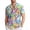 B-Multicolour, variant on Short Sleeve Shirts for Men Valentine's Day Print Button Collared Blouses Loose Mens Tops