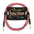 thumbnail image 3 of Electric Instrument Cable Portable Guitar Patch Cords for Amp Keyboard Mixer 3m red white, 3 of 8