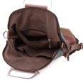 thumbnail image 5 of Rainbow Women's Canvas Backpack Ladies Striped Multifunction Patchwork Rucksack Crossbody Girl Single Shoulder Bag Vintage stitching, 5 of 5