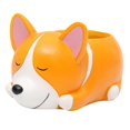 thumbnail image 1 of 1x lindo Animal de dibujos animados  jarrón Corgi perro flor decoración Gloria Maceta suculenta, 1 of 6