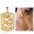 thumbnail image 4 of Collar De Enchapado De aleación Colgante De Collar De Accesorios Múltiples En Forma De Loong, Colgante De Joyas, Para Mujeres, 4 of 7