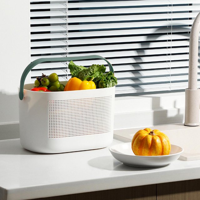 Tote de portátil organizador de almacenamiento, cesta de champú, cesta de baño para garaje, dormitorio , cocina, champú, co , Soledad Cestas de almacenamiento