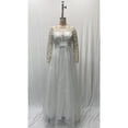 thumbnail image 4 of Elegant V-Neck Slim-Fit Trailing Wedding Dress Plus Size Long-Sleeved Lace Wedding Dress, 4 of 9