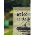 thumbnail image 2 of Printtoo Tan Welcome To The Lake Outdoor Personalized Camping Flags For Campers Double Sided CampsiteFlagOutdoor GardenFlags, 2 of 4