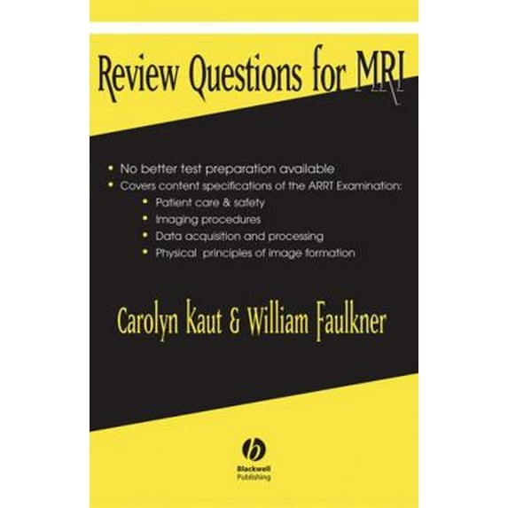 Pre-Owned Review Questions for MRI (Paperback) 0632039051 9780632039050