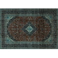thumbnail image 1 of Ahgly Company Indoor Rectangle Persian Light Blue Traditional Area Rugs, 8' x 10', 1 of 4