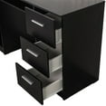 thumbnail image 3 of Madesa Modern Office Desk with Drawers 53 inch, Study Desk for Home Office, PC Table with 3 Drawers, 1 Door and 1 Storage Shelf (Black), 3 of 7