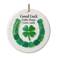 thumbnail image 1 of Handmade Ceramic Sea Glass Pendant Ornament Charm Decorative Home, 1 of 5