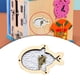 thumbnail image 5 of Tablero de actividades Montessori con lentejuelas, accesorios para tablero sensorial, juguete Montessori Blanco con áureo, 5 of 9