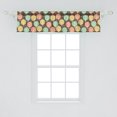 thumbnail image 2 of Ambesonne Autumn Valance Pack of 2, Trees with Fallen Leaves, 54"X12", Taupe Multicolor, 2 of 4