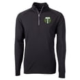 thumbnail image 2 of Men's-Cutter & Buck  Black Portland Timbers Adapt Eco Knit Stretch Recycled Raglan Quarter-Zip Top, 2 of 3
