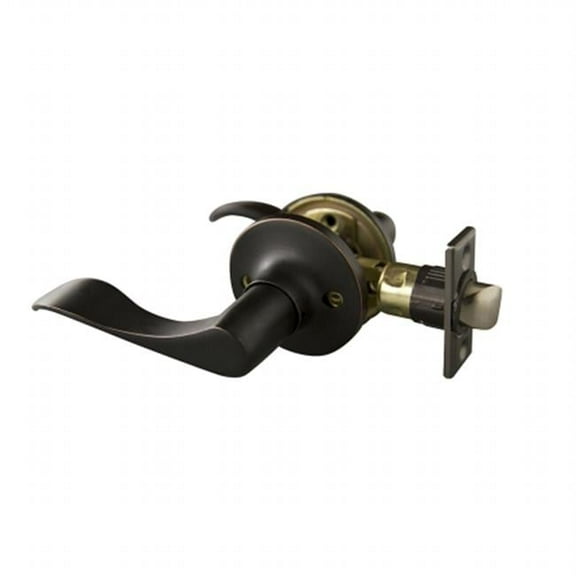 Stratford 6 Way Latch Passage Door Knob, Oil Rubbed Bronze