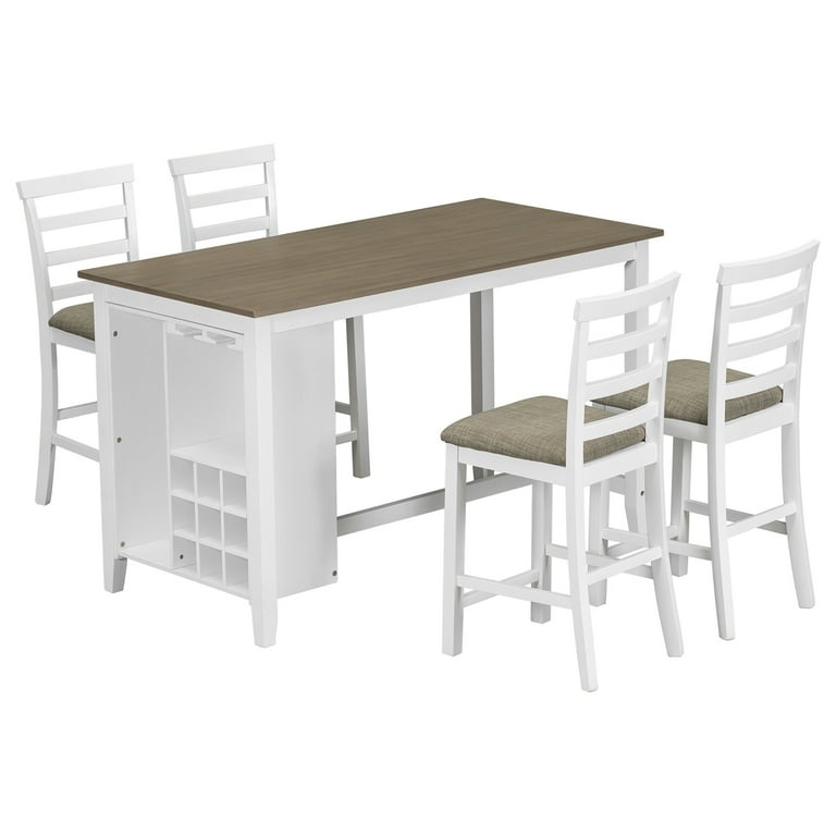 Winsted 4 piece counter deals height dining set