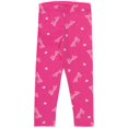 thumbnail image 4 of Conjunto de ropa Barbie para niñas, camiseta y leggings, tallas 6-6X, gris/rosa, 4 of 6