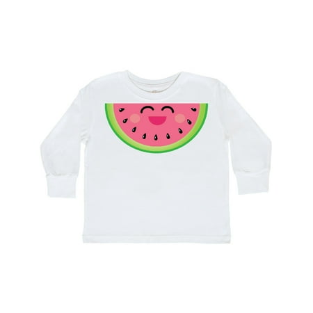 

Inktastic Watermelon Kawaii Gift Toddler Boy or Toddler Girl Long Sleeve T-Shirt