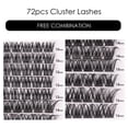 thumbnail image 2 of Pestañas magnéticas en grupos Cluster Lashes Magnetic SL, 72 piezas, 10-16 mm, aspecto natural, 2 of 7