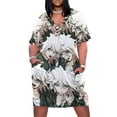 thumbnail image 2 of Nagito Komaeda vestido suelto con bolsillos vestidos casuales vestido femenino, 2 of 7