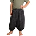 thumbnail image 4 of Crunowin Cotton Pants For Boys And Girls Lightweight Material Lounge Style All-Day Comfort Indoor Mosquito-Proof Printed Black Size 2 Years, 4 of 7