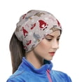 thumbnail image 6 of Neck Gaiter Face Cover Scarf, Cartoon Santa and Reindeer Soft Face Sun Mask Cover Scarf Headband Cooling Sweat Absorbing Bandanas Hiking Cycling Running, 6 of 7