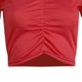thumbnail image 4 of Women's Summer Causal Short Sleeve Blouse Round Neck Crop Tops Trendy Twist Front Tee T-Shirt Cute Petite Y2K Tees, 4 of 4