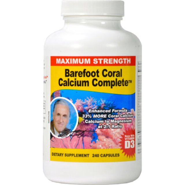 Barefoot 240 Caps 1500mg Coral Calcium