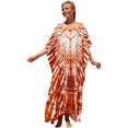 thumbnail image 1 of LinYooLi Robe de Plage pour Femmes, Longue Blouse Imprimée, Grande Taille, Robe de Bikini, Robe de Vacances, 1 of 2