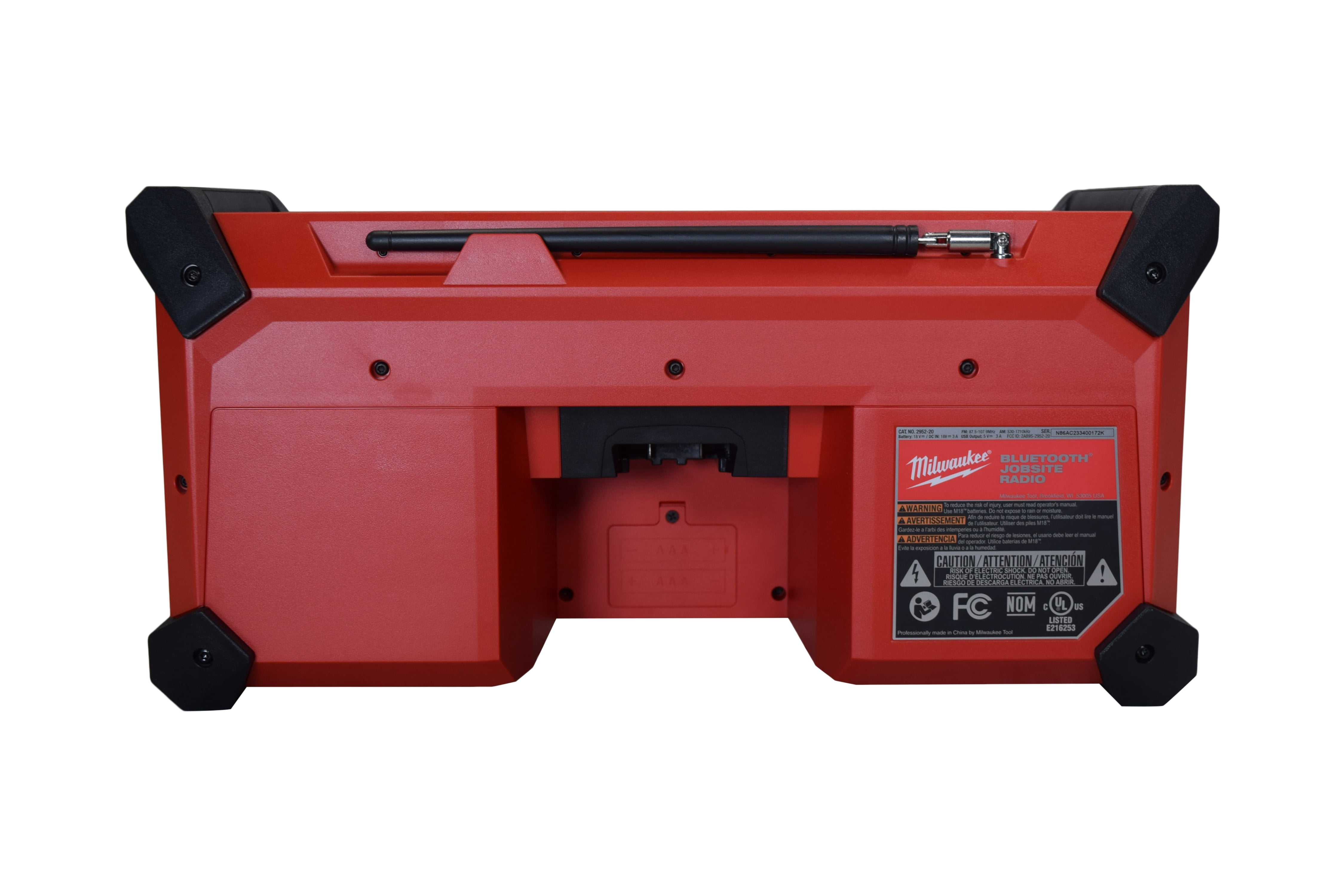 Milwaukee 2952-20 18V Lithium-Ion Cordless Bluetooth Jobsite Radio (Tool Only)