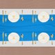 thumbnail image 3 of Camino de mesa de gasa azul lago 27.5" x 118" Camino de mesa ligero y elegante Camino de mesa romántico y transparente, 3 of 7