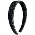 thumbnail image 1 of Nvzi Diadema ancha brillante, lindos accesorios para el cabello, diadema gruesa con brillos, 1 of 4