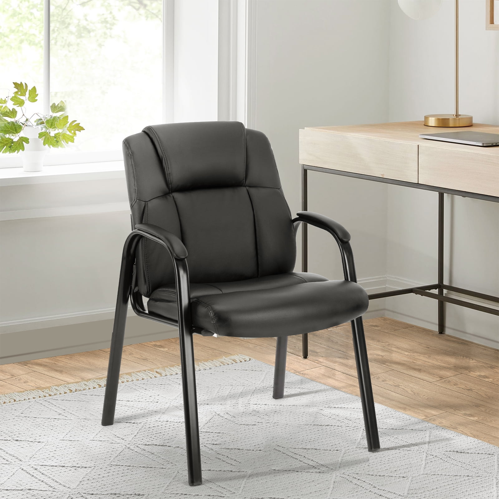 gianna leather guest chairs with product