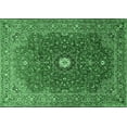 thumbnail image 1 of Ahgly Company Indoor Rectangle Medallion Emerald Green Traditional Area Rugs, 4' x 6', 1 of 4