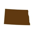 thumbnail image 1 of North Dakota Shaped Sticker Decal Die Cut - Self Adhesive Vinyl - Weatherproof - Made in USA - Many Color and Sizes - nd, 1 of 6