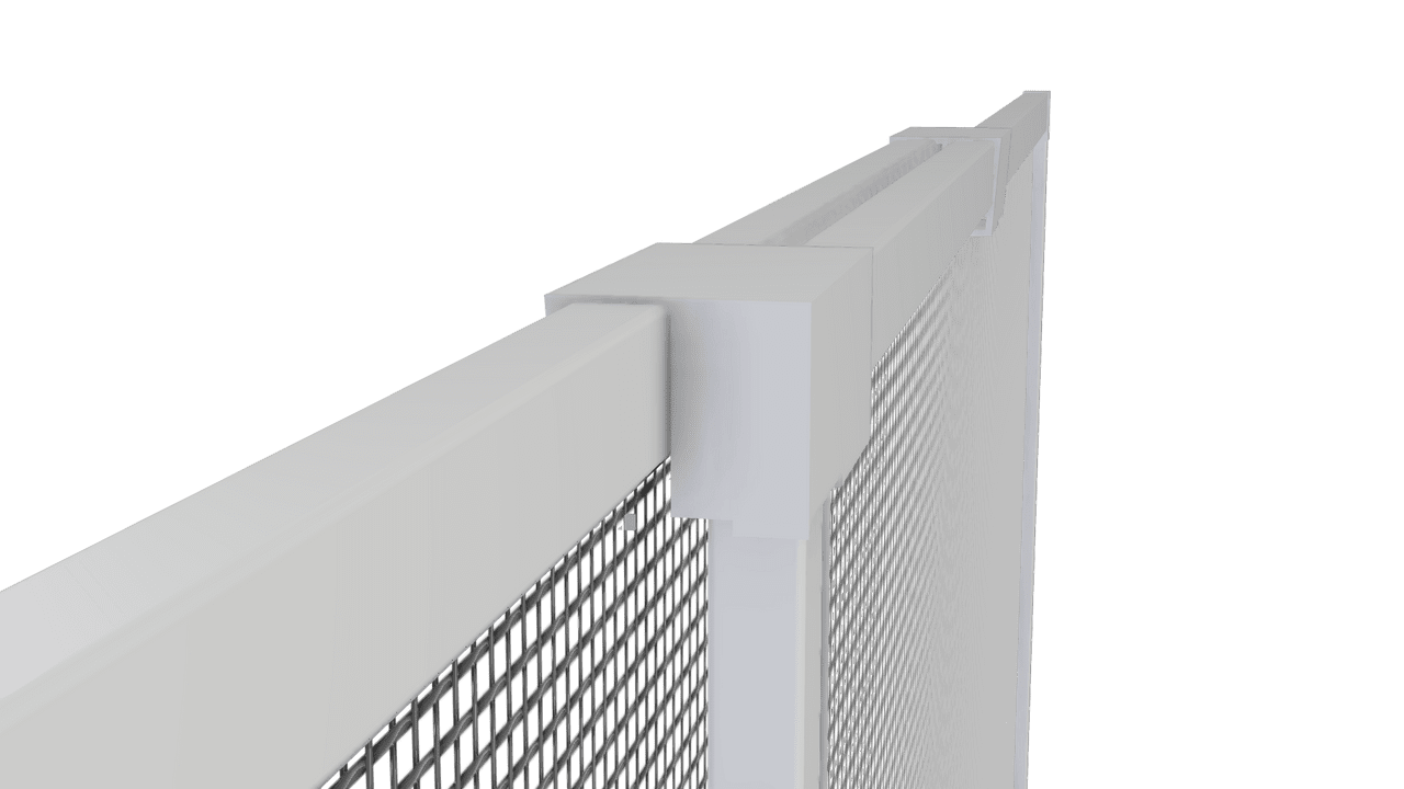 Adjustable & Expandable Window Screen 15" x 21" (2-pack) Pre-Framed Window Screen Expands up to 39"