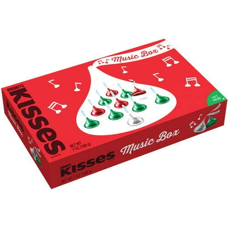 Holiday Hershey Kisses Music Box