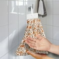 thumbnail image 2 of ZIATUBLE Corgi Hanging Hand Towel Dog Paws Hand Towels for Kitchen Soft Bathroom Hand Towels with Snap Button Dish Towel Hand Towels Easy to Clean Kitchen Hand Towels and Washcloths, 2 of 7
